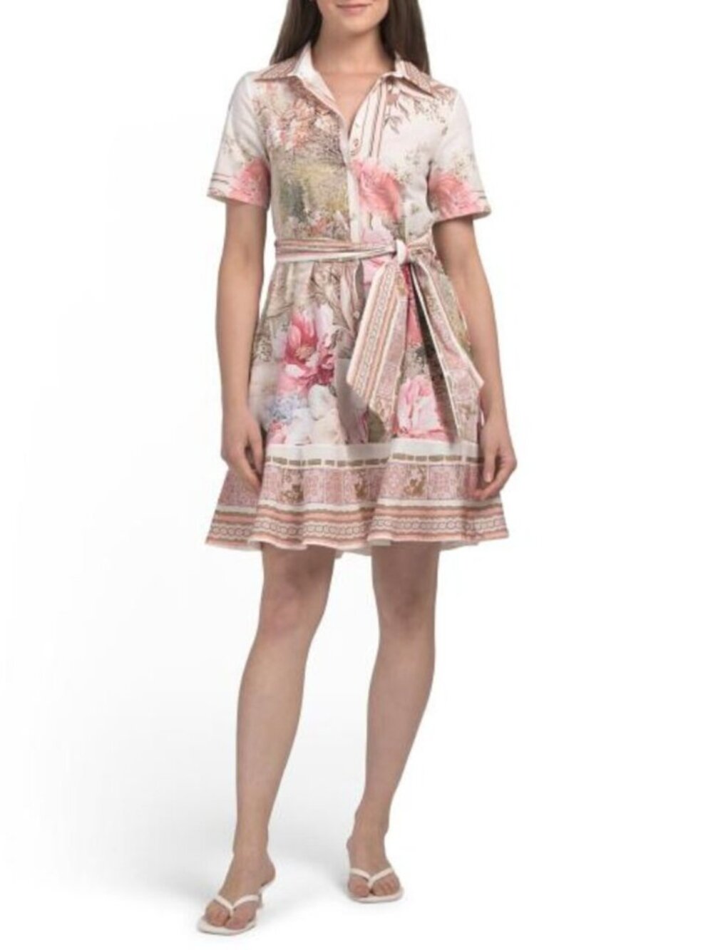 MAGARI Made In Italy Short Sleeve Mini Dress